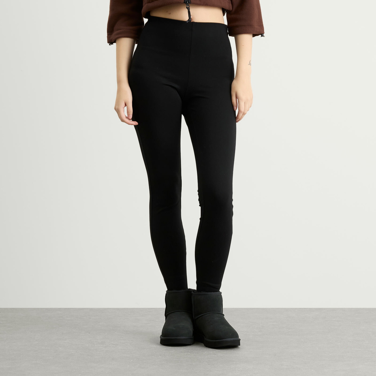 SKIMS Women's Baselayers High Waist Leggings in Obsidian