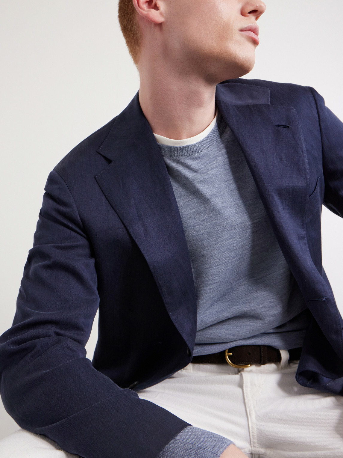 William Lockie - Virgin Wool Sweater - Gray