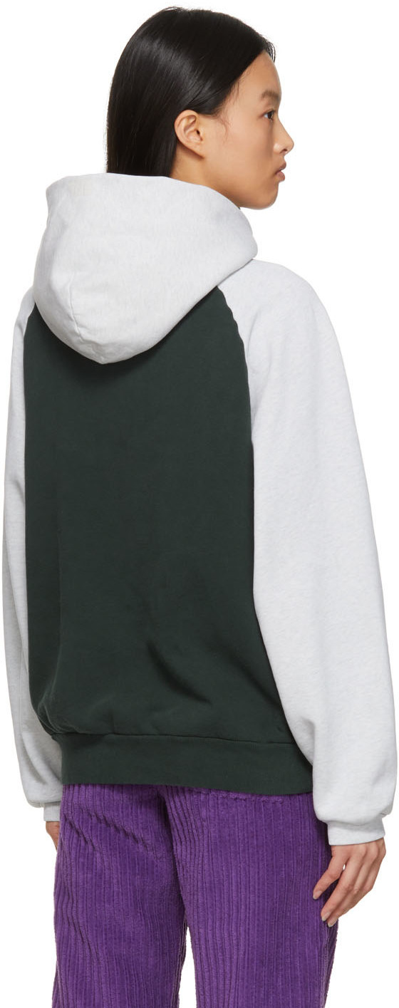 ERL Black & Grey Raglan Hoodie ERL