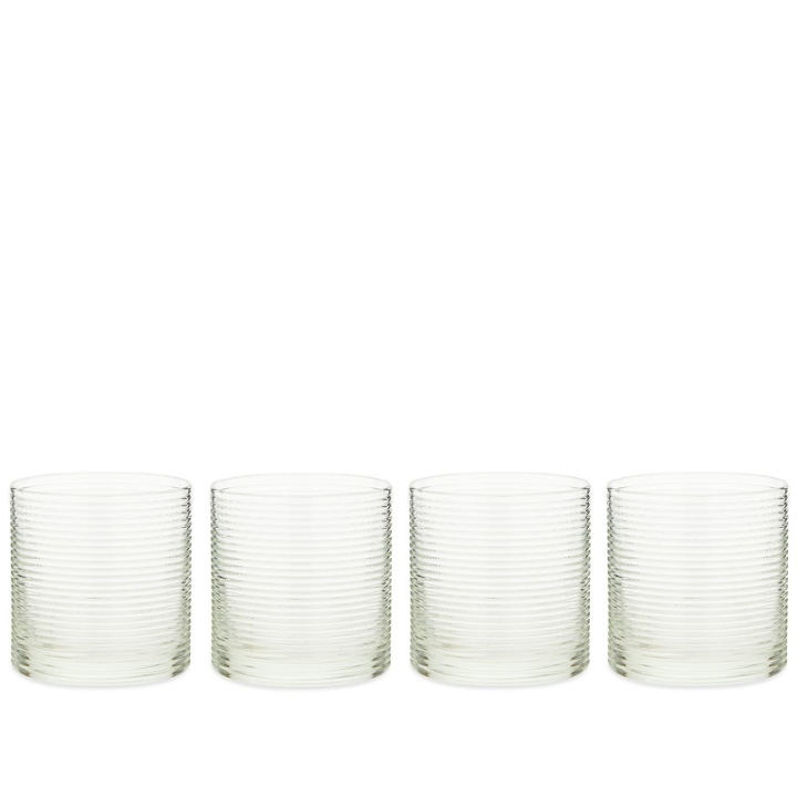 Photo: The Conran Shop Ribbed Tumbler - Set of 4 in Clear