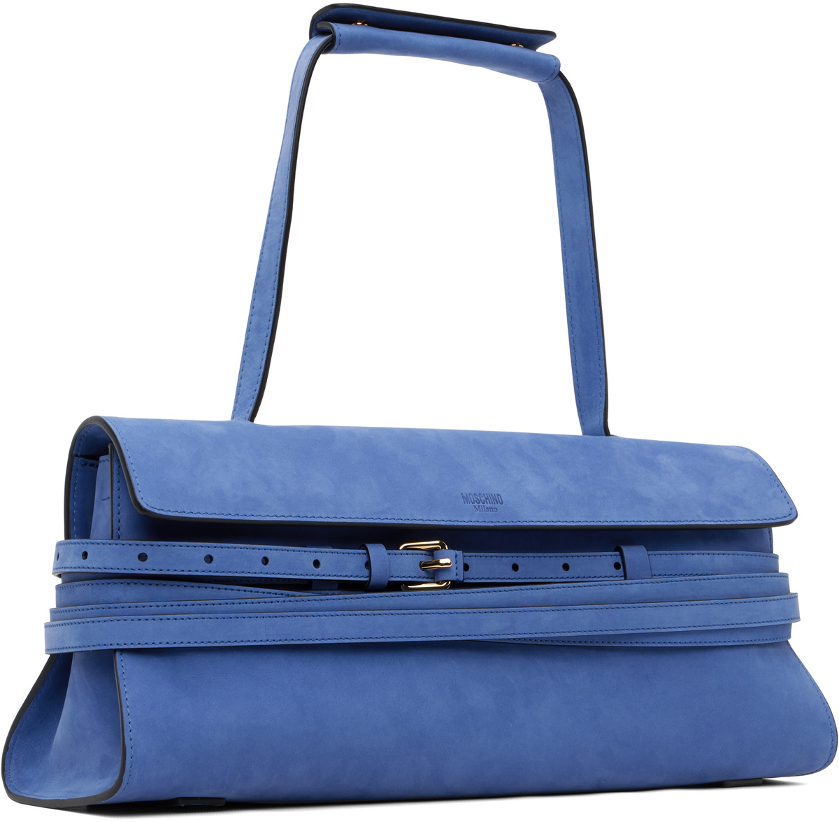 Moschino Blue 'Tie Me' Shoulder Bag
