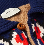 Gucci - Intarsia Wool and Alpaca-Blend Cardigan - Multi