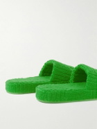 Bottega Veneta - Terry Slides - Green