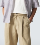 Studio Nicholson Sorte cotton wide-leg pants