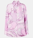 Pucci Orchidee silk twill shirt