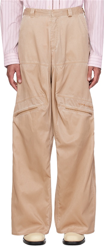 Photo: Y/Project Beige Gathered Trousers