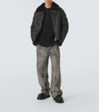 Entire Studios Shearling-lined leather jacket