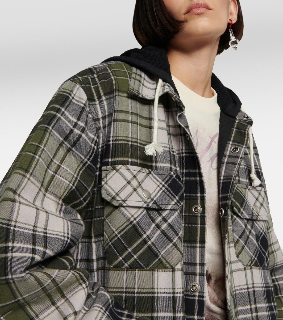 Acne Studios Checked cotton jacket