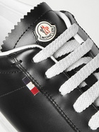 Moncler - Monaco Leather Sneakers - Black