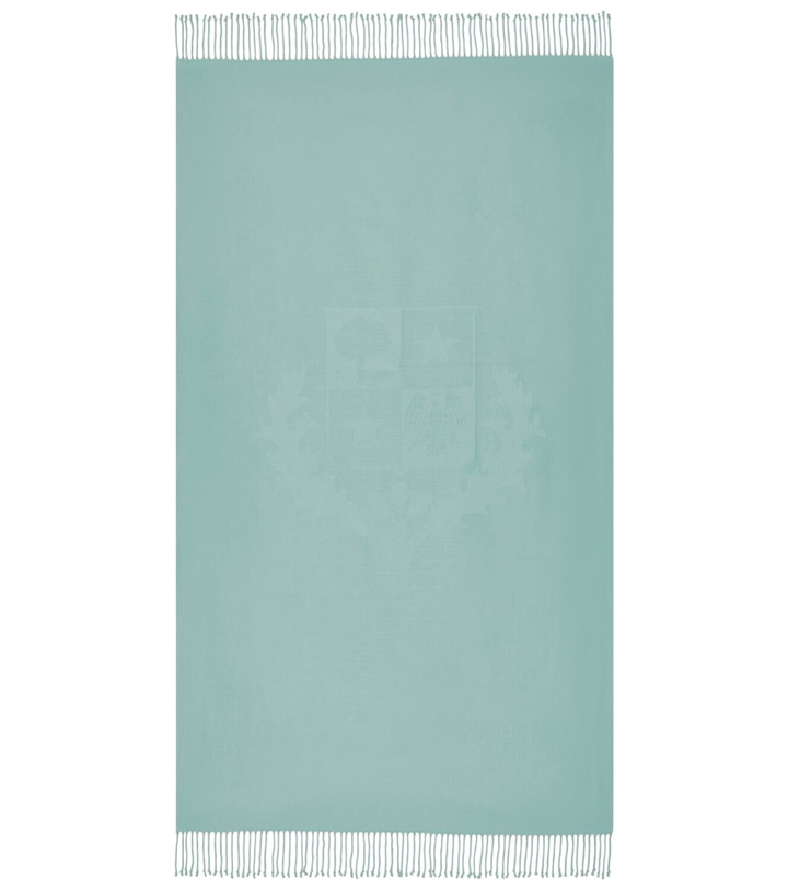 Photo: Loro Piana Crest cotton jacquard blanket