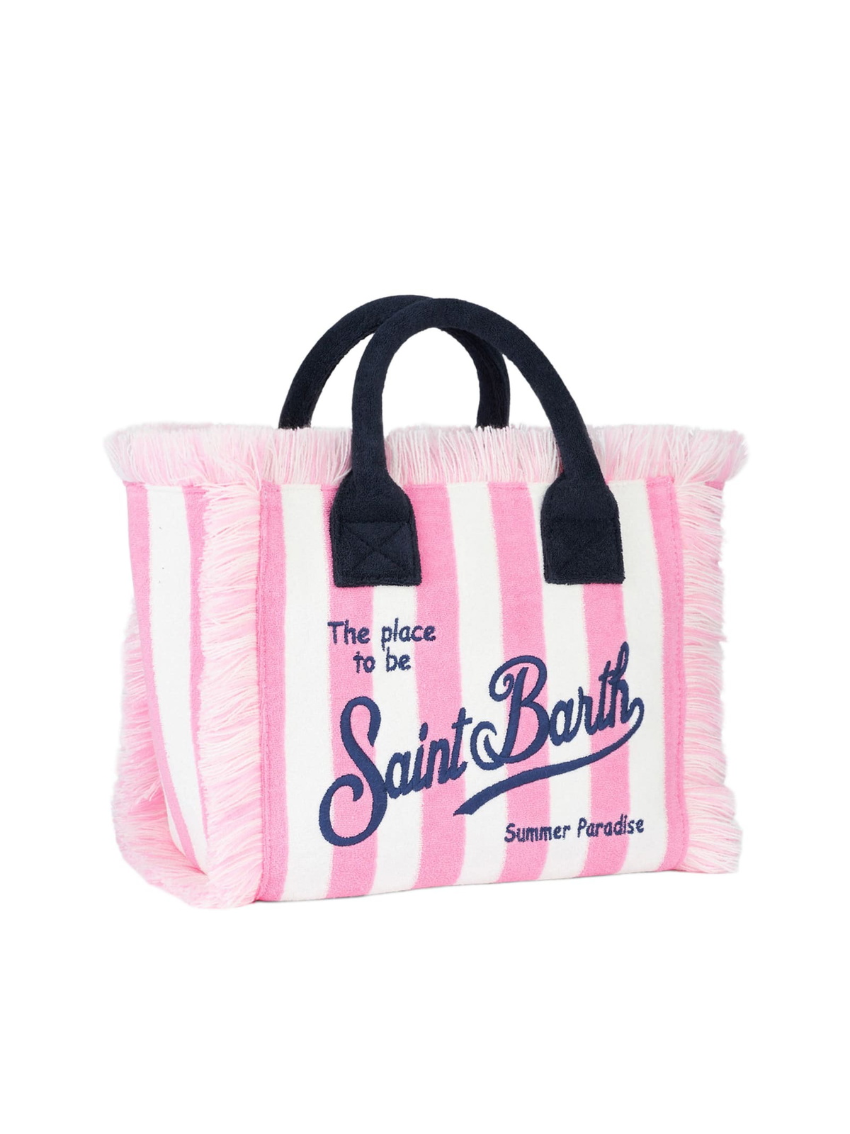MC2 Saint Barth Terry Striped Colette Sponge Handbag