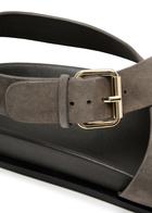A.emery Dula Suede Sandals Grey