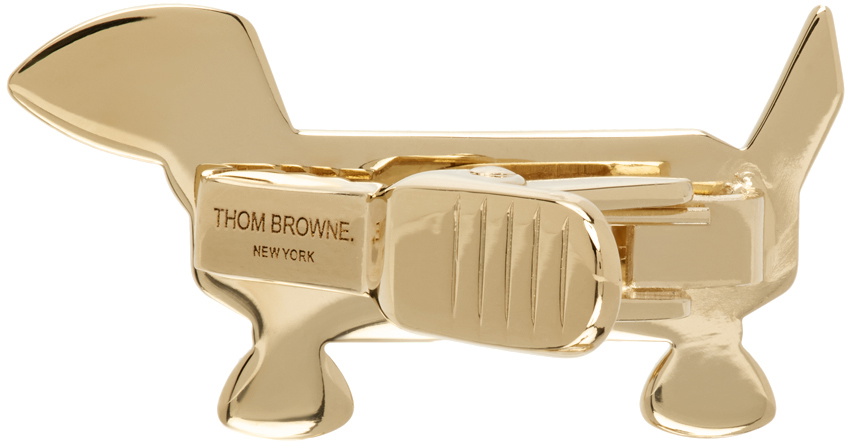 THOM BROWNE. NEW YORK◇Hector Icon Karabiner Keyring Gold