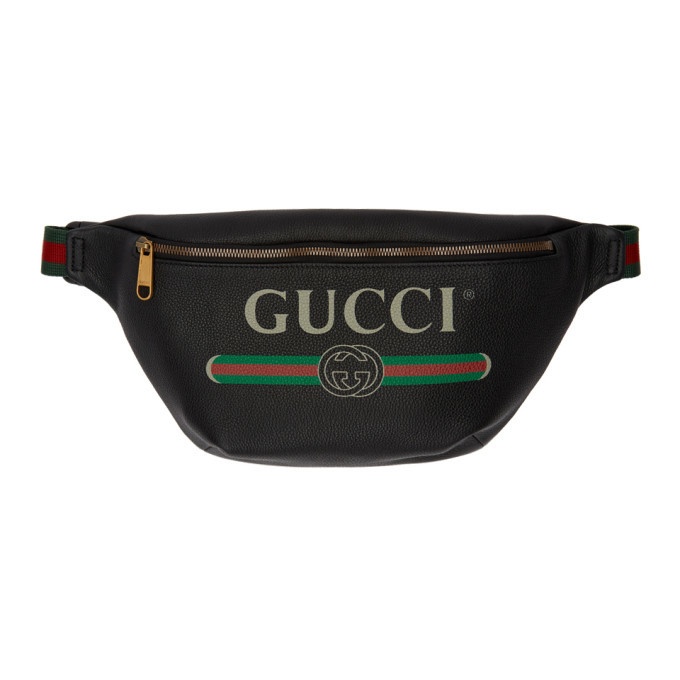 Photo: Gucci Black Medium Logo Belt Pouch