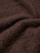 SSAM - Brushed Cashmere Sweater - Brown