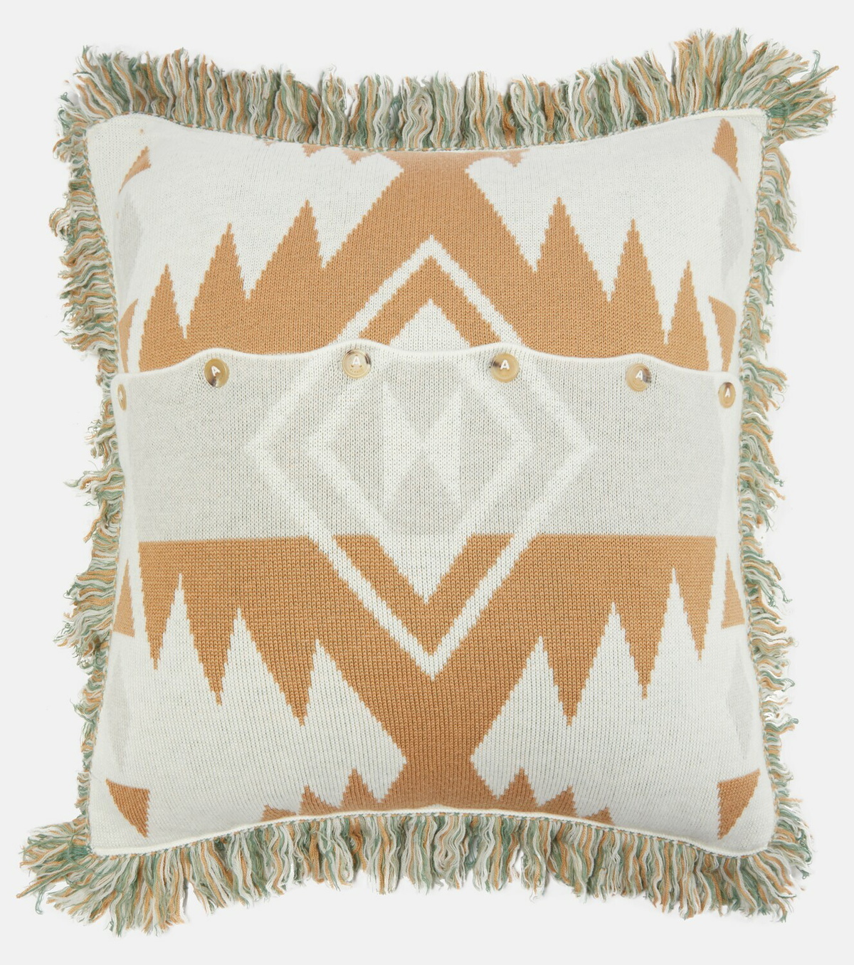 Alanui - Icon wool-blend jacquard cushion