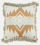 Alanui - Icon wool-blend jacquard cushion