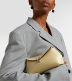 Toteme T-Lock Mini leather clutch