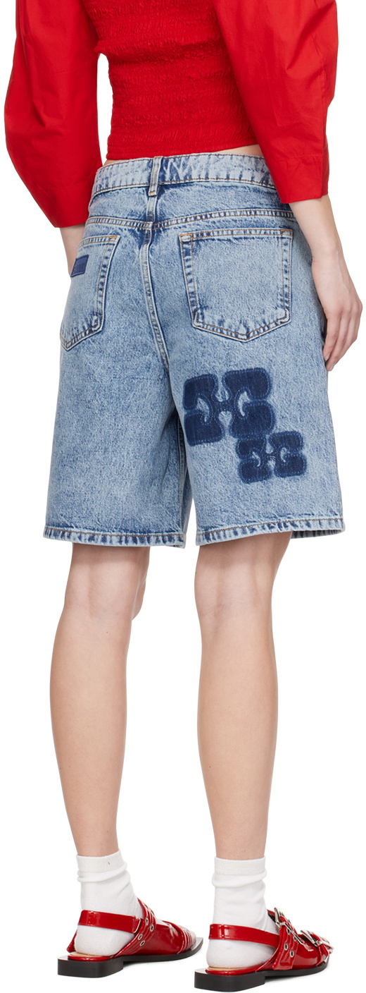【最終価格】FRENCH GENDAMARIE SHORT CT インディゴ DAMAGED MODERN DENIM PANTS SHORTS / FADED INDIGO | GR8