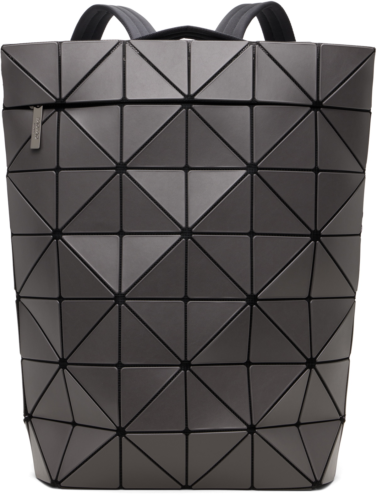 BAO BAO ISSEY MIYAKE Gray Blocky Backpack