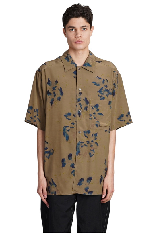 Photo: Lemaire Floral Printed Short-sleeved Shirt