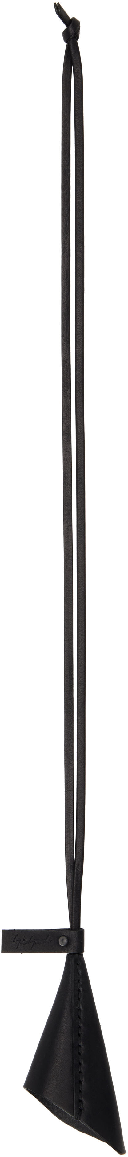 YOHJI YAMAMOTO Black Necklace Keychain