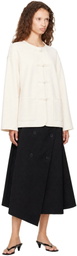 Róhe Off-White Double-Faced Wool Pankou Jacket