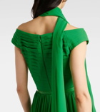 Elie Saab Off-shoulder silk gown