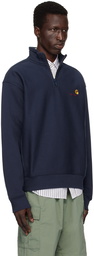 Carhartt Work In Progress Navy American Script Sweatshirt