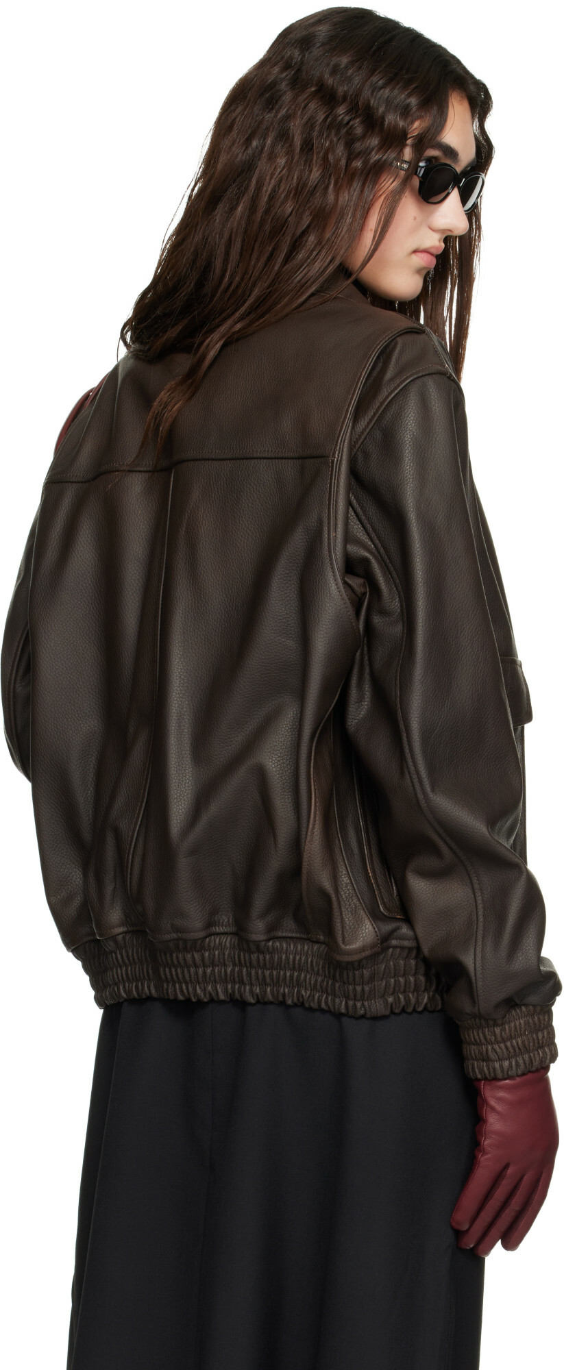 Arma Brown Bari Vintage Leather Jacket