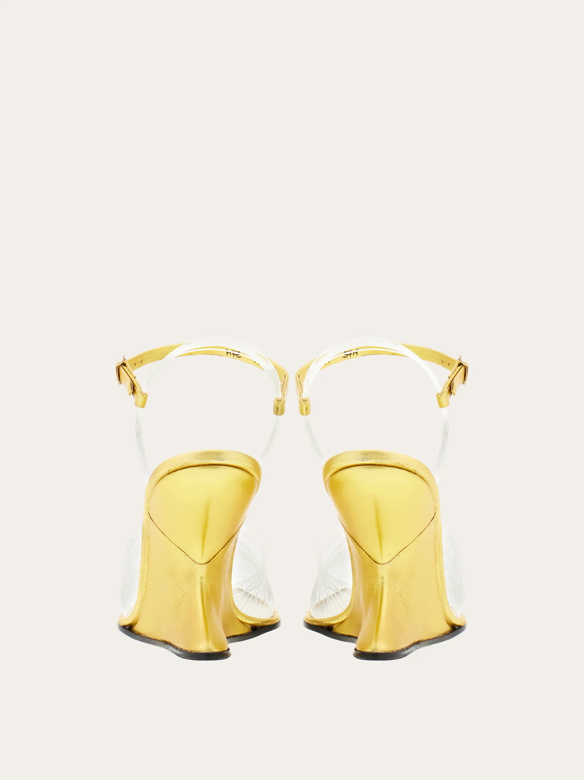 Ferragamo Womens Invisibile (1947) in Gold
