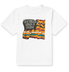 Sacai - Printed Cotton-Jersey T-Shirt - White