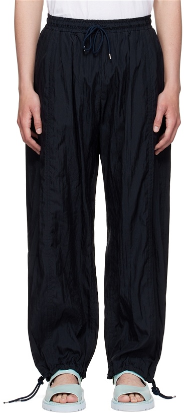 Photo: Stella McCartney Navy Nylon Trousers