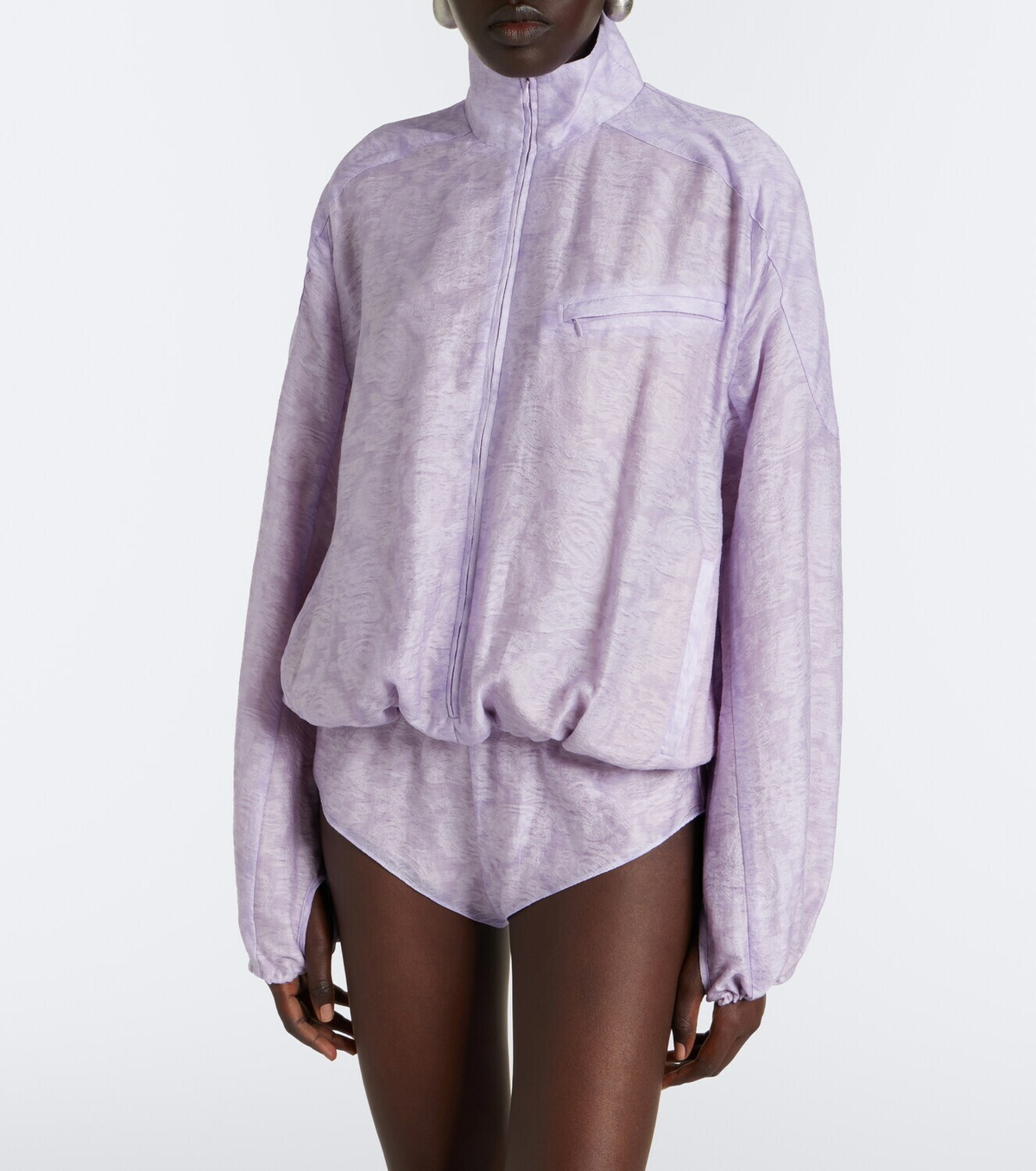 Christopher Esber Light Leak jacquard romper