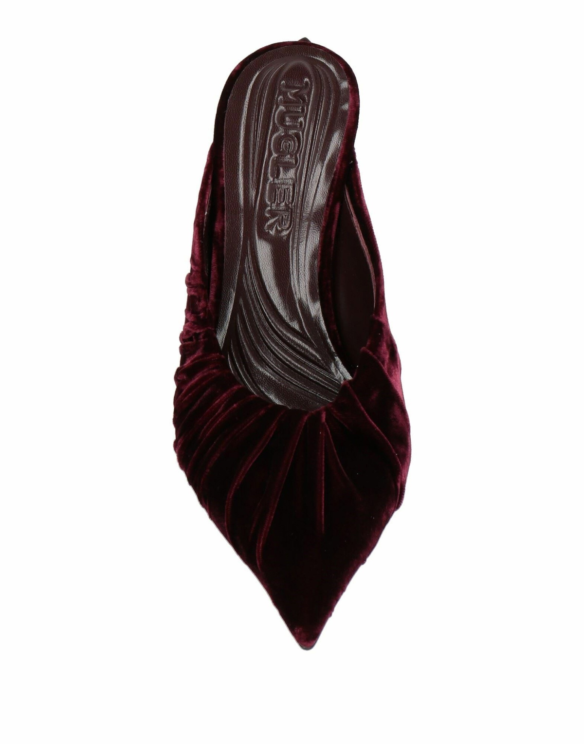Mugler Womens Mules & Clogs in Burgundy
