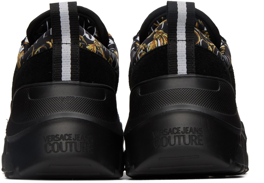 ティーズ ページ~ Versace Jeans Couture Black Speedtrack Logo Couture Low-Top