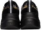 Versace Jeans Couture Black Speedtrack Logo Couture Low-Top Sneakers