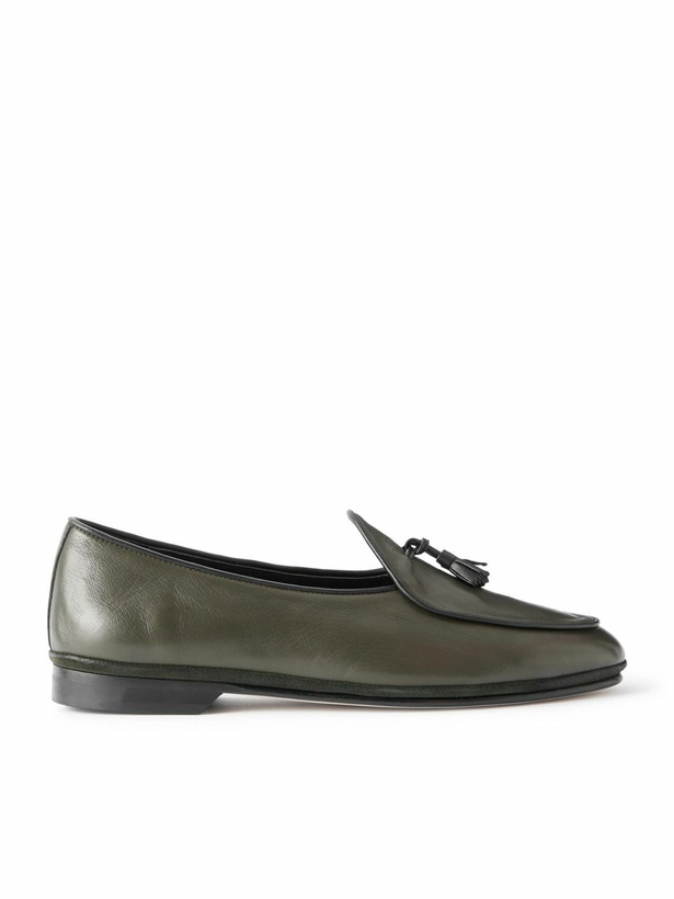Photo: Rubinacci - Marphy Tasselled Leather Loafers - Green