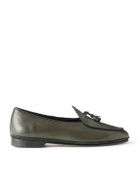 Rubinacci - Marphy Tasselled Leather Loafers - Green