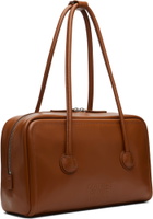MARGESHERWOOD Brown Soft Boston Small Bag
