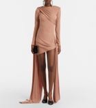 The New Arrivals Ilkyaz Ozel Draped gathered minidress