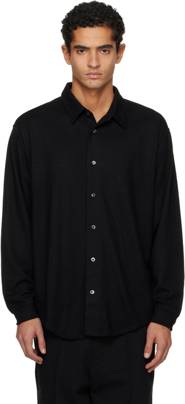 Photo: Lady White Co. Black Wool Button Up Shirt