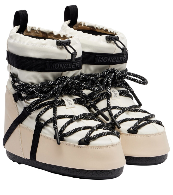 Photo: Moncler Grenoble x Moon Boot Icon Low snow boots
