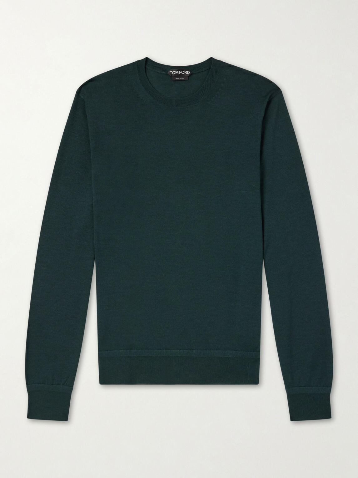 TOM FORD - Cashmere and Silk-Blend Sweater - Green