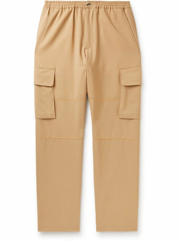 Photo: Marni - Straight-Leg Wool Cargo Trousers - Neutrals