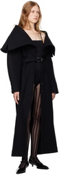 Swedish Stockings Black Barbro Rib Bodysuit