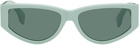 Marcelo Burlon County of Milan Green Mata Sunglasses
