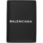Balenciaga Black Logo Everyday Passport Holder