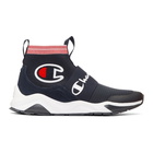 Champion Reverse Weave Navy Rally Pro Sock Sneakers