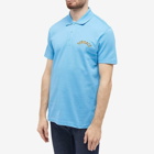 Versace Men's Logo Polo Shirt in Blue